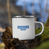 Monkey Hanger Enamel Mug
